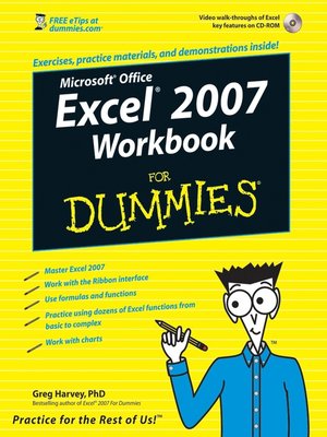 cover image of Excel 2007 Workbook For Dummies
